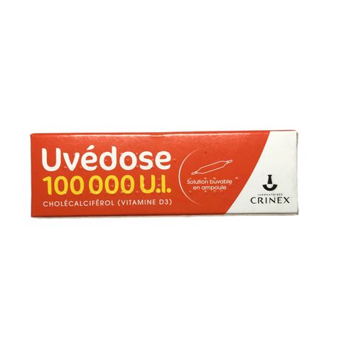 Vitamin D liều cao 1 ống dùng cho 3 tháng - Uvedose